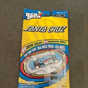 Vintage Tech Deck Santa Cruz NIP skateboard
